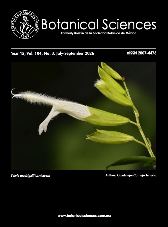 Couverture : Botanical Sciences